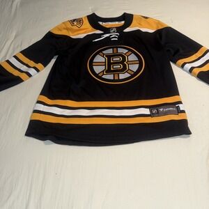 Fanatics NHL Boston Bruins Breakaway Home Jersey Black Men's NWT Hockey Small